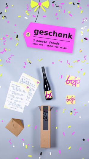 Geschenk "Bottle of Joy"